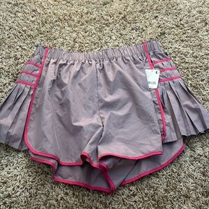 Purple and pink free people shorts